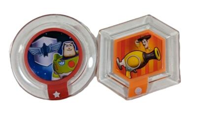 Disney Infinity Power Disk Toy Story Mania Blaster Woody  Star Command Buzz Xbox
