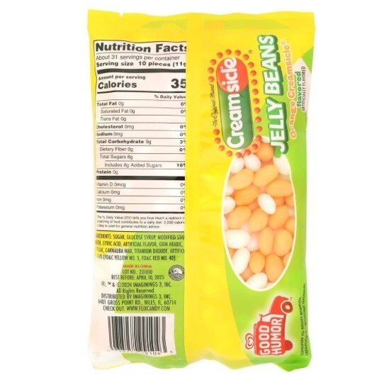 Orange Creamsicle Jelly Beans 12oz *BB 4/2025* eBay