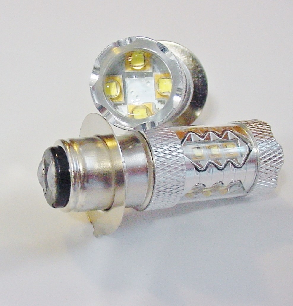 For Yamaha Bruin 250 350 Super White 80W LED Headlights Bulbs 20052009 eBay