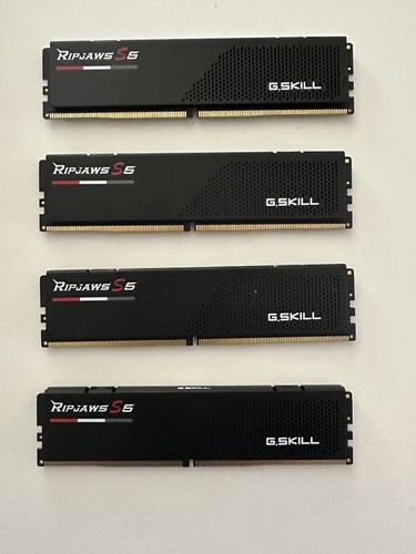 G.SKILL Ripjaws S5 Series 64GB Total (16GB X 4 Sticks) PC RAM DDR5 6000