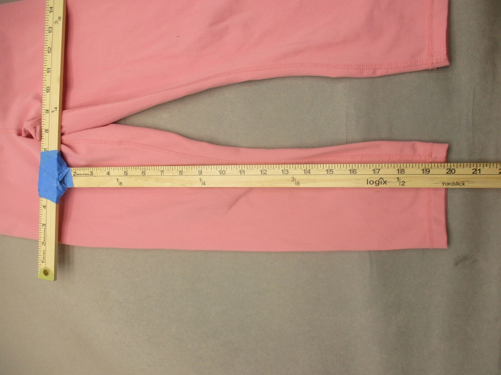 yogalicious stretch pull on athletic cropped leggings