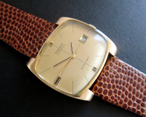 Tissot Visodate Stylist 1960's Mechanical Hand Winding Men's Watch 782-1  Caliber | eBay