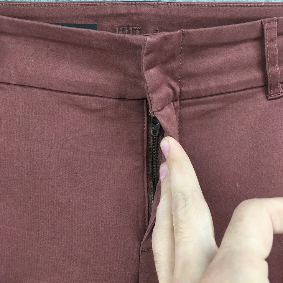 KUT From The Kloth Trouser Skinny Pants Womens 10P (actual 35x27) Brown Mid Rise - Image 3 of 4