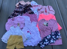 Lot of 13 pcs Baby Girls' Clothes Dress/Sleeper/Bodysuit/Pants 3-6 Months