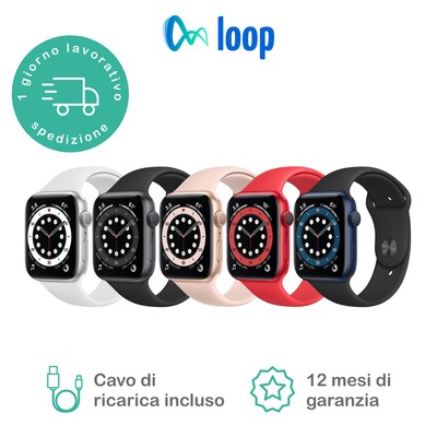 Apple Watch Series 6 Alluminio 40mm 44mm - Tutti i Colori - Ricondizionato  | eBay