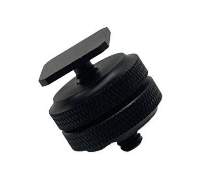 1/4''-20 Shoe Adaptor, Tripod Screw Adapter Flash Shoe Mount