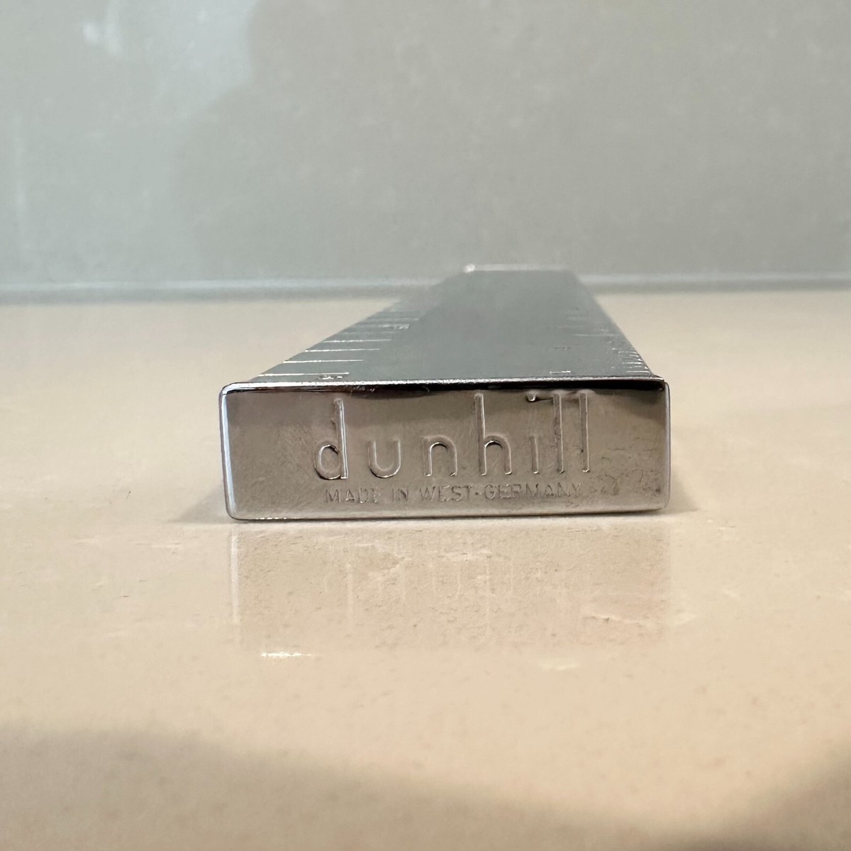 dunhill⭐︎ヴィンテージ⭐︎1950年代頃 U.S.PATENTオイルライター Dunhill Silver Plated Lighter With Diamond Pattern 143752