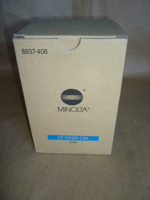 Konica-Minolta 8937408, 8937426, C3A, CYAN Toner CARTRIDGE ORIGINAL