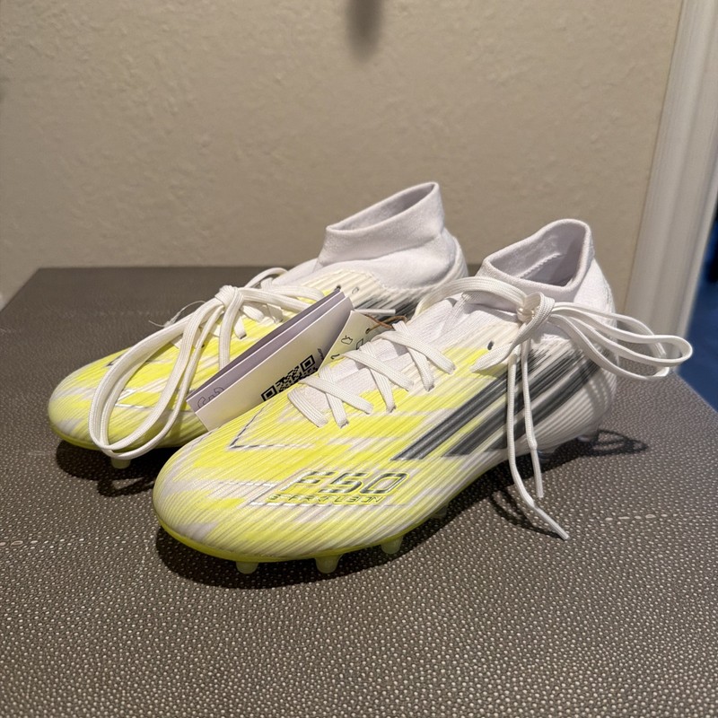 Adidas F50 Sparkfusion League Soccer Cleats White Women's Size (6.5) JP8350