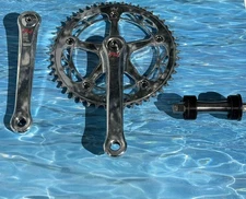 Phil Wood Co Fixed Gear Track Crankset 165mm Silver w/ White Industries Ti BB