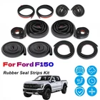 Door Edge Rubber Sealing Strips Weather Draft Wind Noise Reduction For Ford F150
