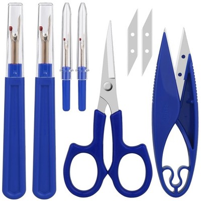 Seam Ripper & Thread Remover Kit - Ergonomic Stitch Cutter for Sewing & Quilting