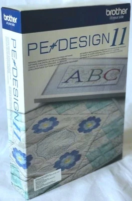 Brother PE Design 11.4 Embroidery DTG DTF Digitising Software 2025