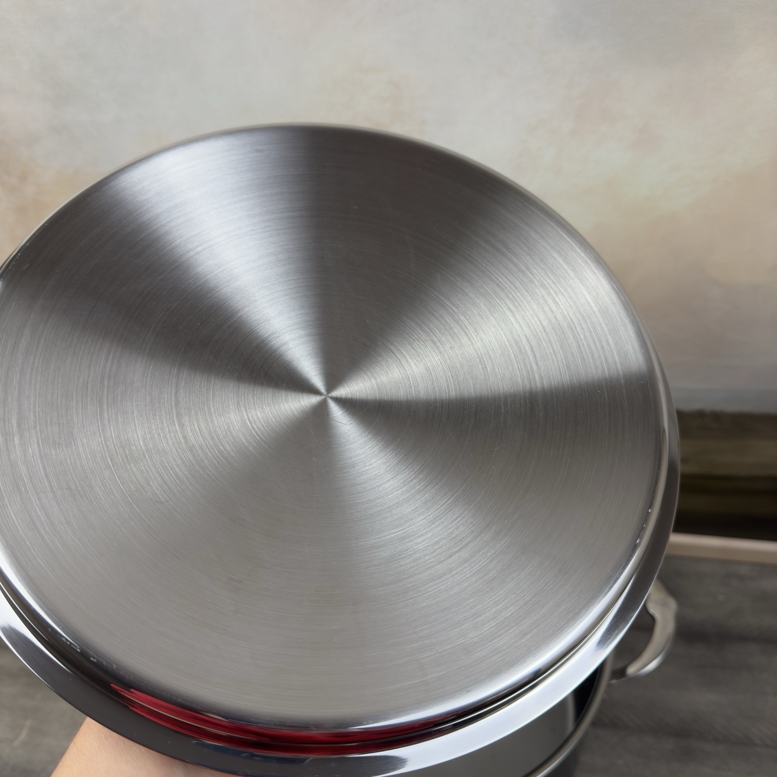 Hestan NanoBond® Titanium Stainless-Steel Stock Pot 8-Qt. Scratched Scuffed Read