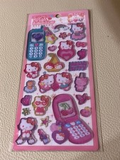 Hello Kitty Sticker Sheet, Character, Plastic, 10x20cm, New, Japan
