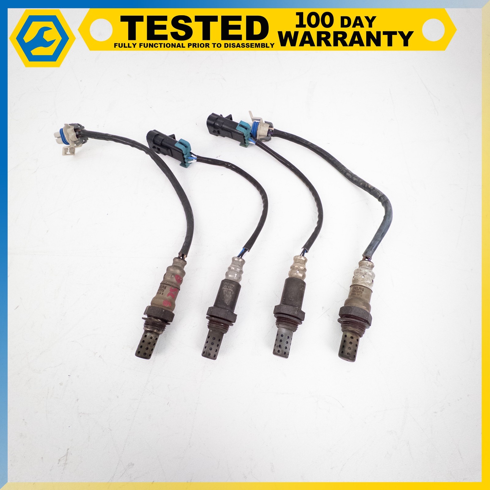 05-07 CHEVROLET CORVETTE C6 6.0L LS2 HEATED OXYGEN 02 SENSOR SET OF 4 OEM