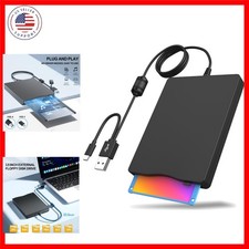 Floppy Disk Reader, 3.5 inch External Floppy Disk Drive with USB Type-C, Port...