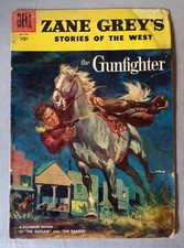 ZANE GREY'S STORIES OF THE WEST 28, DELL COMICS, SILVER AGE, GOOD-, 1956