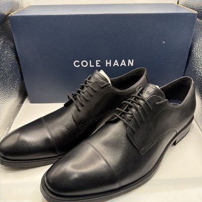 Cole Haan Modern Essentials Men's Shoes Size 13 Dress Black Cap Toe Oxford