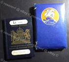 1937 expired British Passport (never used) in Workers Travel Association wallet