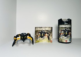 LEGO Bionicle Visorak 3 Complete Sets 8742 8743 8744  Canisters & Manuals