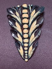 Rare Gorgeous Mid Century Carved Dress Fur Clip
