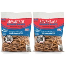 Alliance Advantage 32 3 x 1/8 Firm Stretch Rubber Bands, 175 Count Bag - 2 Pack