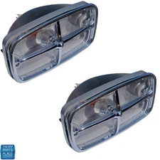 1969-1970 GTO Park Parking Light Lamp Lens Assemblies PAIR - New