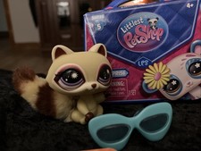 Littlest Pet Shop Pet Surprise Box Series 5 G7 RACCOON #454 (CHASE) New RARE!🐣