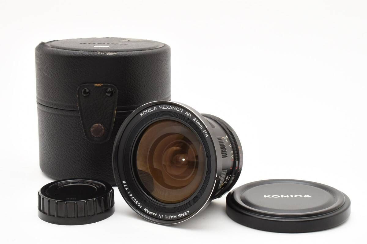 コニカ KONICA HEXANON 21mm F4 KONICA HEXANON AR 21mm f/4 Lens – For Parts/Repair – Clean