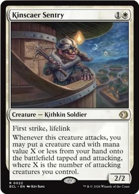 ~ Kinscaer Sentry ~ NM ~ Lorwyn Eclipsed ~ MTG ~