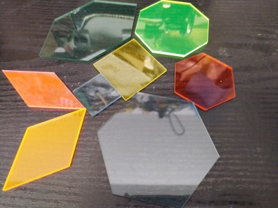8 x verschiedene Patchwork Vorlagen - verschiedene Formen und Größen