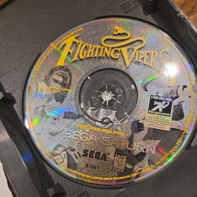 Fighting Vipers (Sega Saturn, 1996) BOX,DISC, COVER ART. NO MANUAL