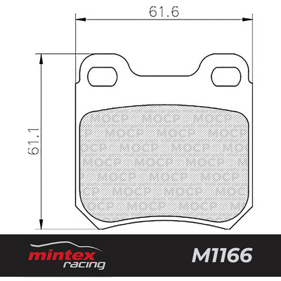 Mintex Racing MDB1651 M1166 High Performance Brake Pads