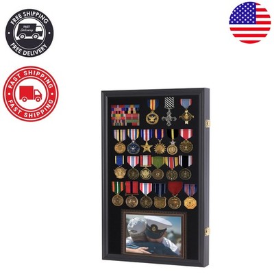 Elegant 25x16 Pin Display Case with 98% UV Protection - Ideal for Medals & Pins