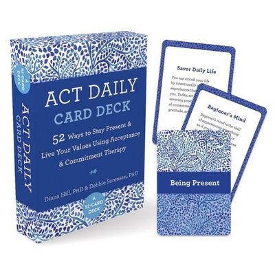 #ad ACT Daily Card Deck: 52 Ways to Stay Present and Live Your Values Using Acceptan $23.16