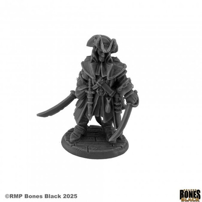 #ad VAX KREEL HELLRUNNER PIRATE Reaper Miniatures Bones Black REM44251 Damp;D $4.49
