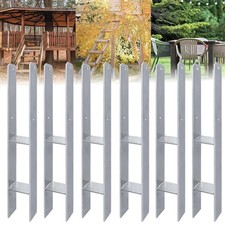 H-Pfostenträger H-Anker Pfostenanker Set in Rostfreier Stahl mit Beschichtung...