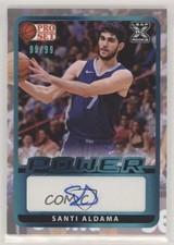 2021 Leaf Pro Set Power Base Platinum Spectrum Foil 99/99 Santi Aldama Auto 3u4