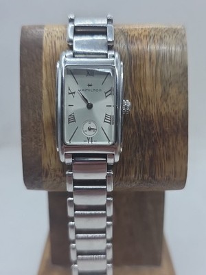 Hamilton H112210 Watch Quartz Silver Ladies Vintage Japan Limited