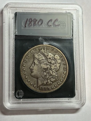 1880-CC Morgan Silver Dollar $1 XF Key Date CC