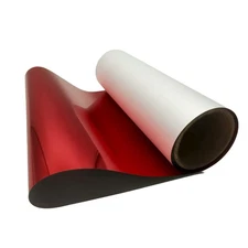 23.6in x 32.8ft Cherry Red DTF Metallic Film Roll,Cold Peel