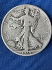 1935 Walking Liberty Silver Half Dollar Circulated 50C Uncertified US Coin (166)
