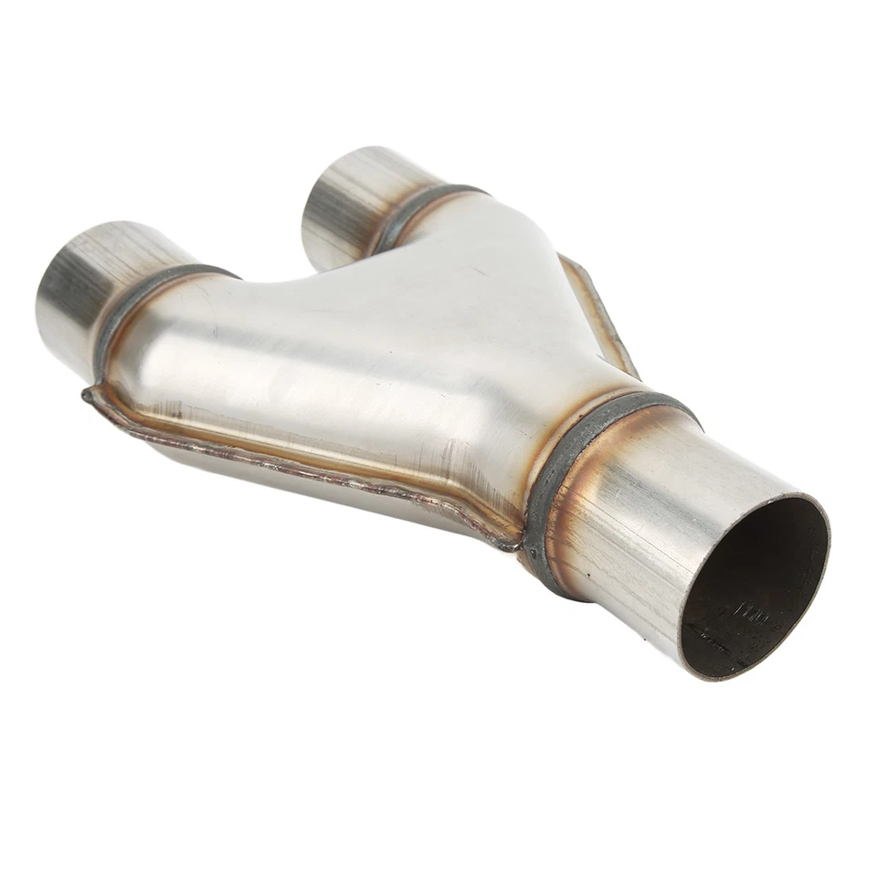 Dual Exhaust Tips Standard Size Car Exhaust Tail Throat Stainless Steel For - Image 3 of 4