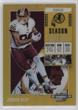 2018 Panini Contenders Optic Gold Prizm /10 Jordan Reed #3 07d9