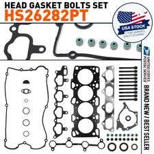 Engine Cylinder Head Gasket Bolts Set for 99-05 Hyundai Kia 2.4L G4JS DOHC 16V