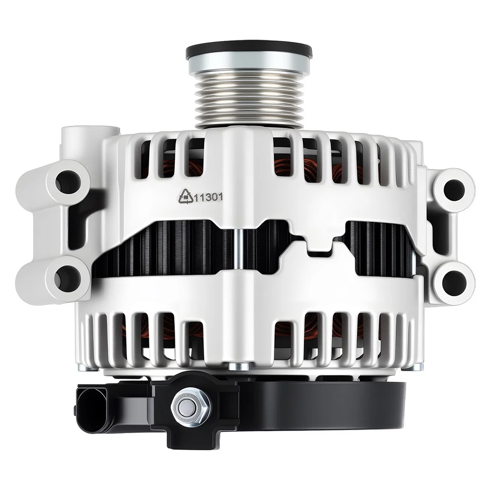 ​New 180Amp Car Generator For BMW 128i 328i X5 3.0L 6 Rib Pulley CW Rotation 12V Foto 3 de 4