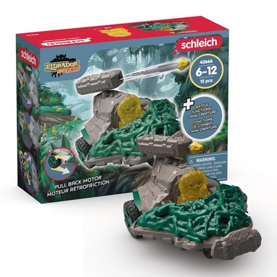 Eldrador Creatures - 15PC Jungle Jet Vehicle with Mini Creature Playset - Kid...