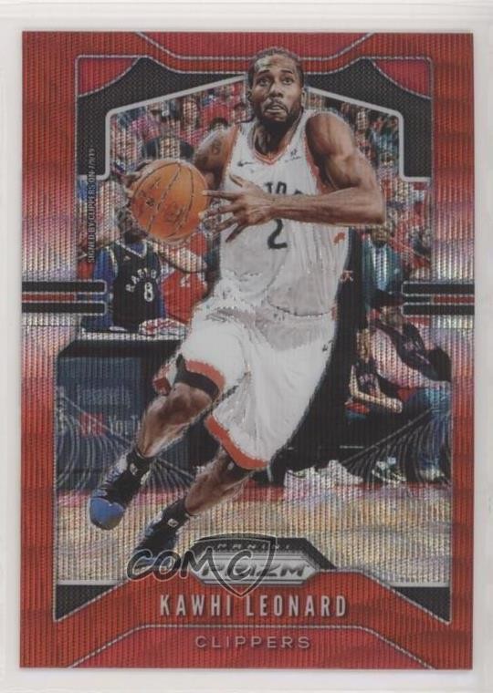 2019-20 Panini Prizm Ruby Wave Prizm Kawhi Leonard #149 00em